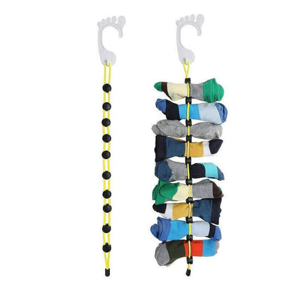 Locks Sock Tidy Clips Rope Storage Hangers Closet Organizer Laundry Helper AU - Aimall