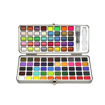 12-90 Watercolour Paint Set With Brush Painting Water Colour Art Artist Kits AU - Aimall