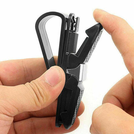 1PC Car Glasses Holder Clip Case Sunglasses Eyeglasses Ticket Card Clip Holder - Aimall