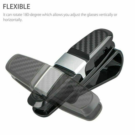 1PC Car Glasses Holder Clip Case Sunglasses Eyeglasses Ticket Card Clip Holder - Aimall