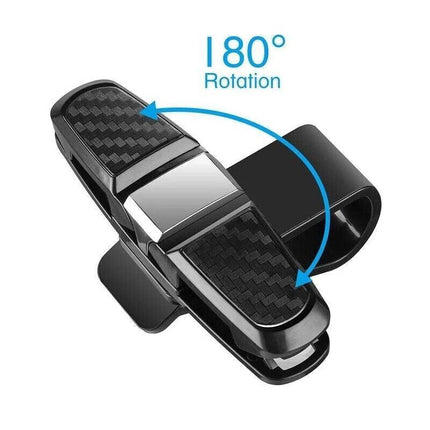 1PC Car Glasses Holder Clip Case Sunglasses Eyeglasses Ticket Card Clip Holder - Aimall