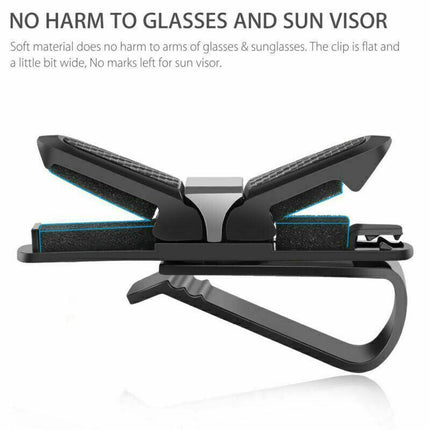 1PC Car Glasses Holder Clip Case Sunglasses Eyeglasses Ticket Card Clip Holder - Aimall