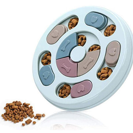 Dog Treat Dispenser Puppy Feeder Puzzle Game Interactive Toy Pet Training Supply - Aimall