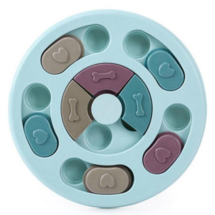 Dog Treat Dispenser Puppy Feeder Puzzle Game Interactive Toy Pet Training Supply - Aimall