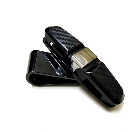 1PC Car Glasses Holder Clip Case Sunglasses Eyeglasses Ticket Card Clip Holder - Aimall