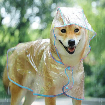 Puppy Waterproof Pet Dog Raincoat Jacket Clothes Vest Rain Coat Outdoor Hoodies - Aimall