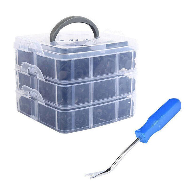 651PCS Car Trim Body Clips Kit Rivet Retainer Door Panel Bumper Plastic Fastener - Aimall