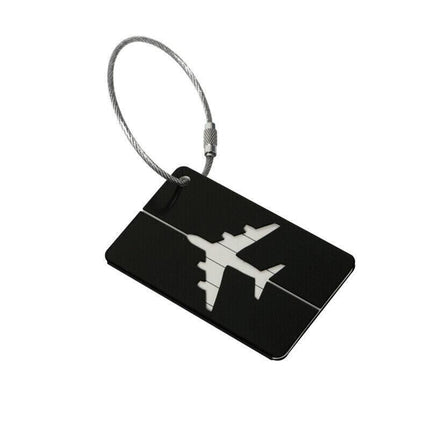 Luggage Tag Aluminum Travel Baggage Suitcase Identity Address Name Label Cards - Aimall