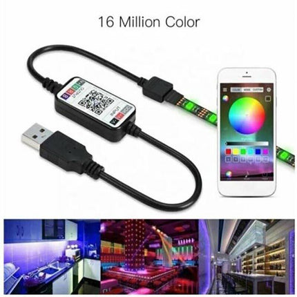 NEW LED Strip Lights RGB USB IP65 Waterproof 1M-10M 60-300 LEDs Bluetooth 5V AU - Aimall