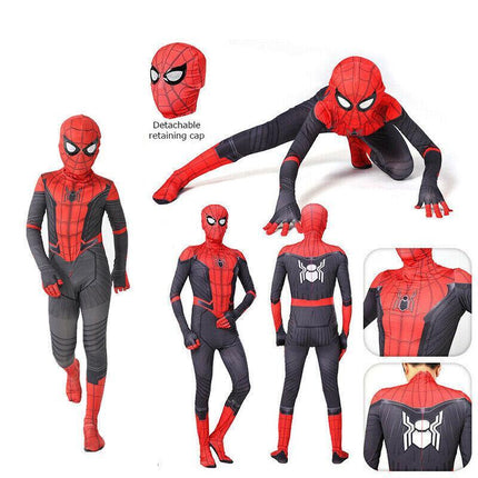 Kids Spider-Man: Far From Home Spiderman Zentai Cosplay Costume Suit Outfit AU - Aimall