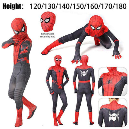 Kids Spider-Man: Far From Home Spiderman Zentai Cosplay Costume Suit Outfit AU - Aimall