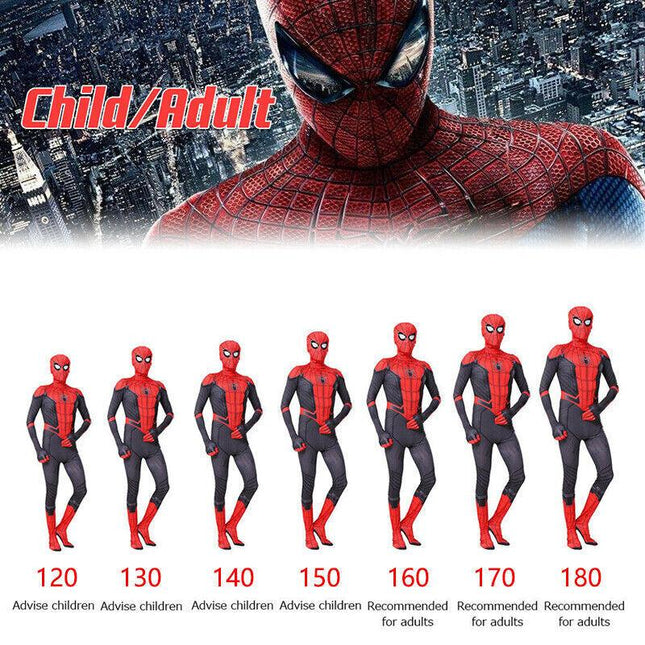 Kids Spider-Man: Far From Home Spiderman Zentai Cosplay Costume Suit Outfit AU - Aimall