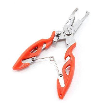 Fishing Pliers Scissors Line Cutter Braid Split Ring Tool Lip Grip TACKLE AU - Aimall