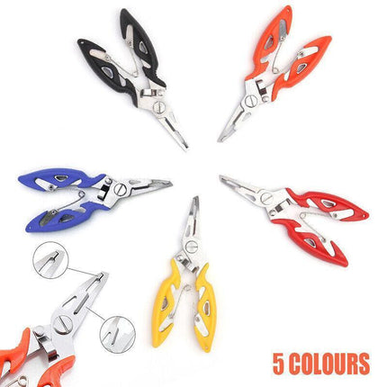 Fishing Pliers Scissors Line Cutter Braid Split Ring Tool Lip Grip TACKLE AU - Aimall