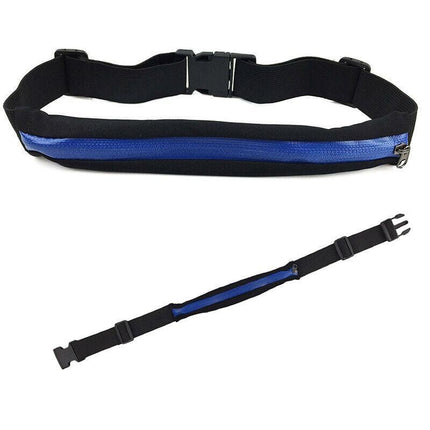 Waist Running Zip Belt Lycra Bum Bag Pocket Hiking Cycling Jogging Cycling Pouch - Aimall
