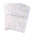 100PCS Clear Daisy Cookie Gift Bag Plastic Candy Package Bags With Handle Party - Aimall