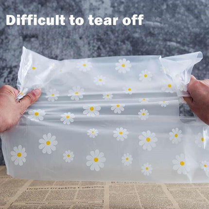 100PCS Clear Daisy Cookie Gift Bag Plastic Candy Package Bags With Handle Party - Aimall