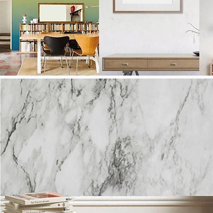 10M Marble Wall Sticker Decor Roll Wallpaper Self Adhesive Contact Paper PVC AU - Aimall