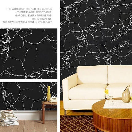 10M Marble Wall Sticker Decor Roll Wallpaper Self Adhesive Contact Paper PVC AU - Aimall