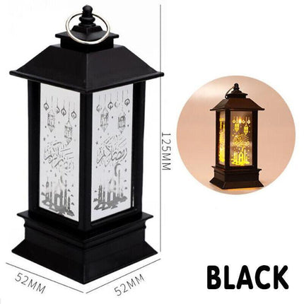 Ramadan Lantern Lamp Eid Mubarak LED Light Muslim Ornament Party Hanging Decor - Aimall