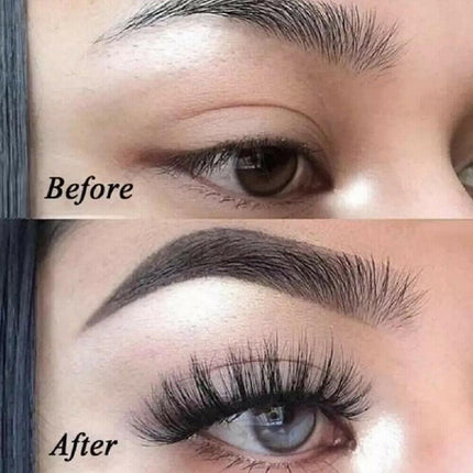 7 Pairs/set Natural Fake Lashes Set 3D Mixed Layered Long Soft False Eyelashes - Aimall