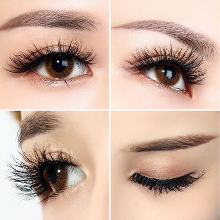 7 Pairs/set Natural Fake Lashes Set 3D Mixed Layered Long Soft False Eyelashes - Aimall