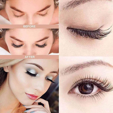 5 Pairs 3D Natural Thick False Fake Eyelashes Eye Lashes Mink Makeup Extension - Aimall