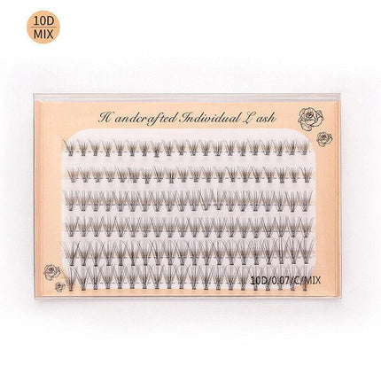 Volume Cluster eyelash extension individual Russian False Mink Lashes C 10D/20D - Aimall