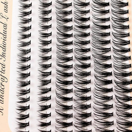 Volume Cluster eyelash extension individual Russian False Mink Lashes C 10D/20D - Aimall