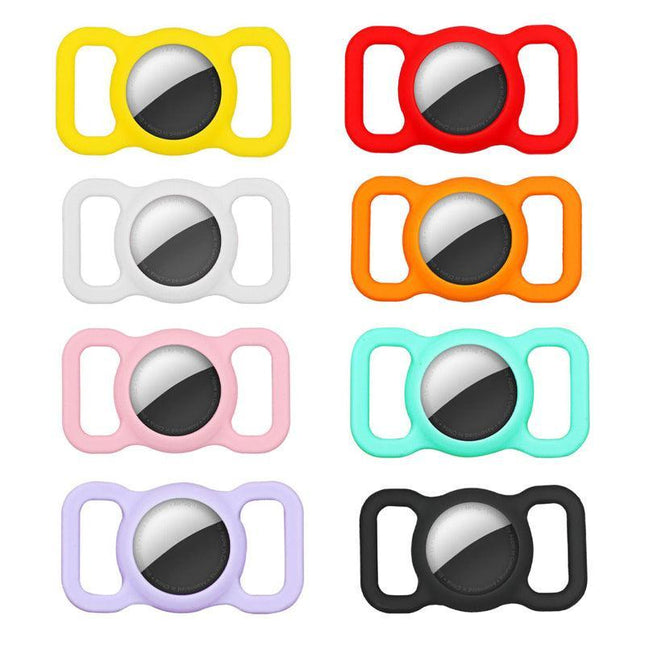 Silicone Pet Protective Case for Airtag Loop Apple GPS Finder Dog Cat Collar AU - Aimall