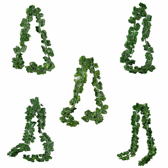 12 X 2M Artificial Ivy Vine Fake Foliage Flower Hanging Leaf Garland Plant Party - Aimall