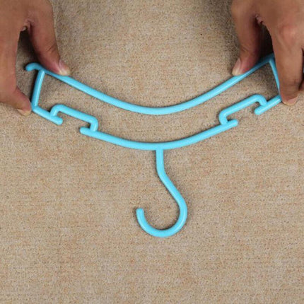 10-60PCS Colored Children Kids Coat Hangers Child Baby Clothes Hanger Cloth Rack - Aimall