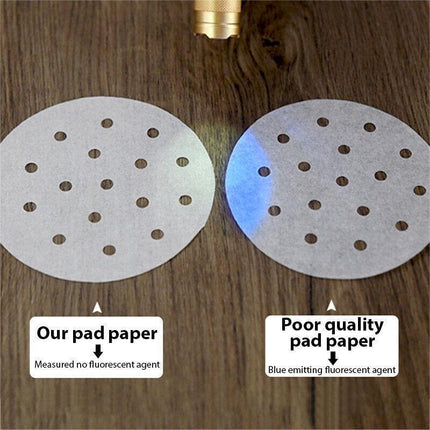 100Pcs Air Fryer Liners 7/8/9 Inch Perforated Parchment Paper Square Non-Stick - Aimall