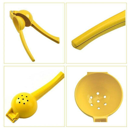 Premium Quality Metal Lemon Squeezer Handheld Juicer Presser Citrus Juice Lime - Aimall