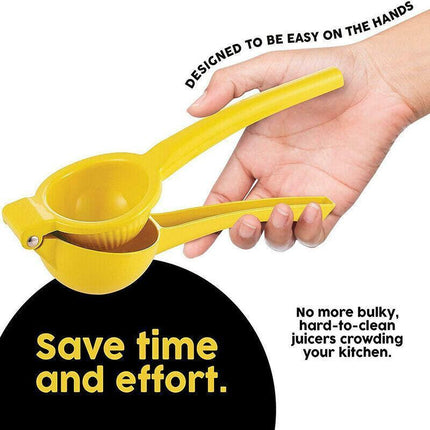 Premium Quality Metal Lemon Squeezer Handheld Juicer Presser Citrus Juice Lime - Aimall