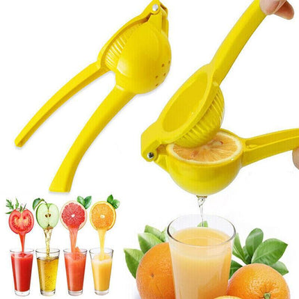 Premium Quality Metal Lemon Squeezer Handheld Juicer Presser Citrus Juice Lime - Aimall