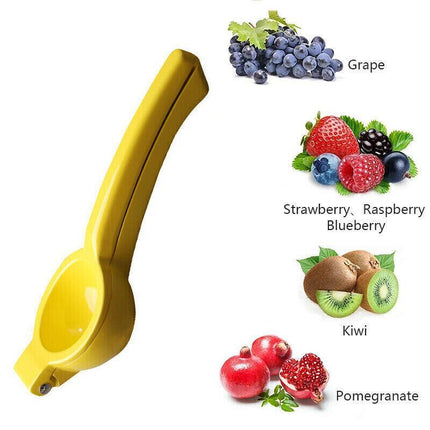 Premium Quality Metal Lemon Squeezer Handheld Juicer Presser Citrus Juice Lime - Aimall