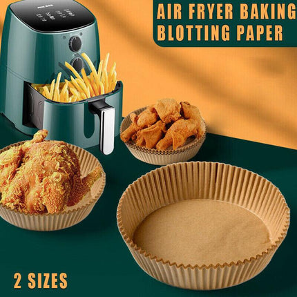 50/100 Pcs Air Fryer Disposable Paper Liner Non-Stick Pan Parchment Baking Paper - Aimall