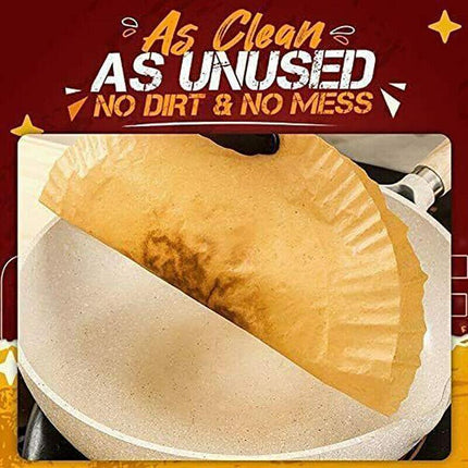 50/100 Pcs Air Fryer Disposable Paper Liner Non-Stick Pan Parchment Baking Paper - Aimall