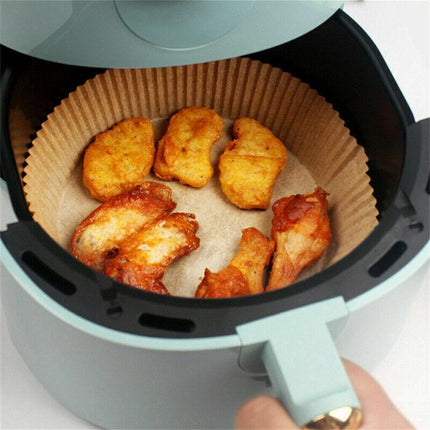 50/100 Pcs Air Fryer Disposable Paper Liner Non-Stick Pan Parchment Baking Paper - Aimall