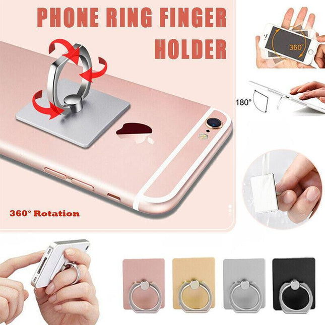 Phone Ring Finger Holder,Drop Proof Rotate 360°Mobile stand Grip iPad AU Stock - Aimall
