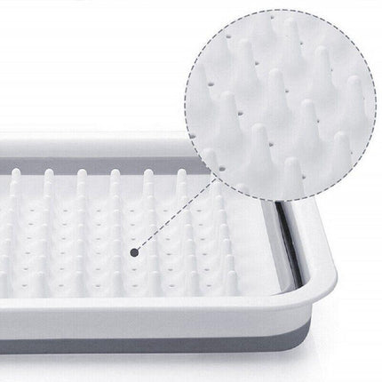 Home Master Collapsible Dish Drainer Small Spaces Camping Caravan 36.5 x 31.4CM - Aimall