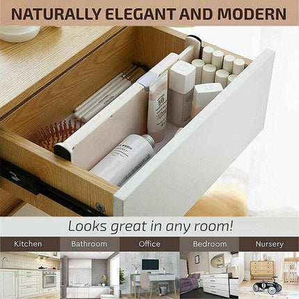 2/4 Pcs Expandable Drawer Divider Adjustable Storage Organizer Kitchen Organizer - Aimall