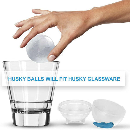 4pcs Large Ice Ball Maker Big Silicone Mold Sphere Whiskey Round Mould DIY 5cmAU - Aimall