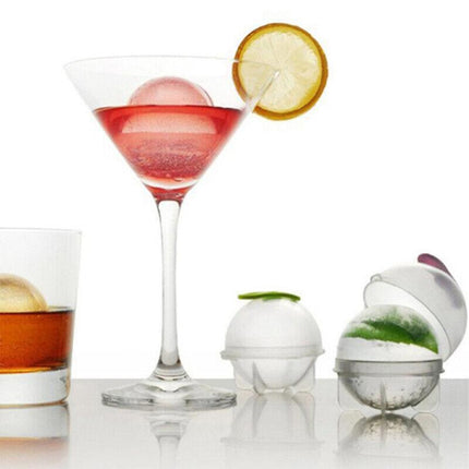 4pcs Large Ice Ball Maker Big Silicone Mold Sphere Whiskey Round Mould DIY 5cmAU - Aimall