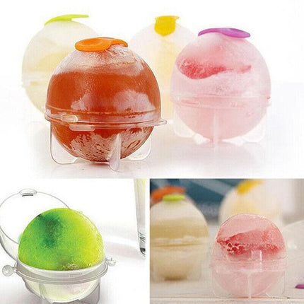 4pcs Large Ice Ball Maker Big Silicone Mold Sphere Whiskey Round Mould DIY 5cmAU - Aimall