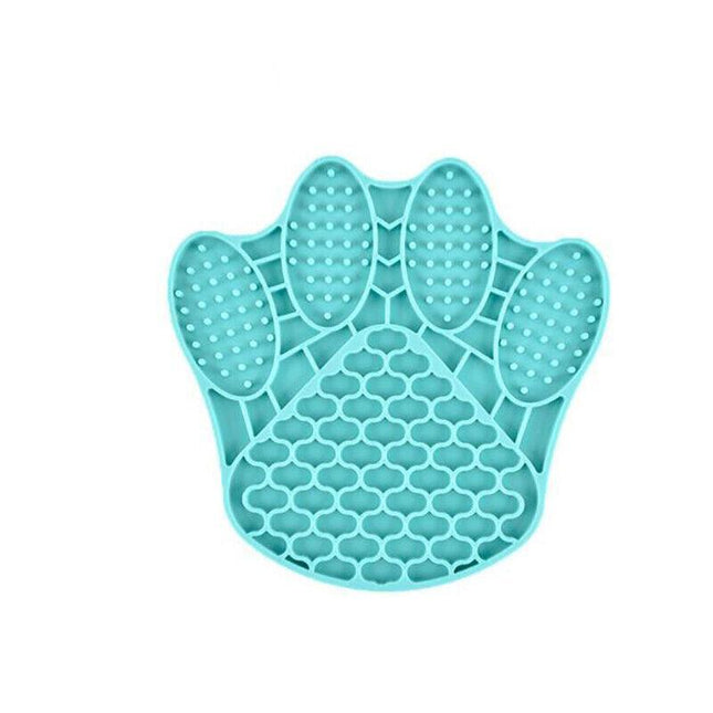 Dog Bath Lick Pad Mat Pet Shower Grooming Slow Feeder Dog Suction Training AU - Aimall