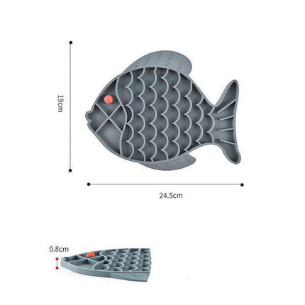 Dog Bath Lick Pad Mat Pet Shower Grooming Slow Feeder Dog Suction Training AU - Aimall