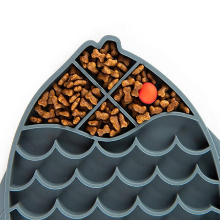 Dog Bath Lick Pad Mat Pet Shower Grooming Slow Feeder Dog Suction Training AU - Aimall
