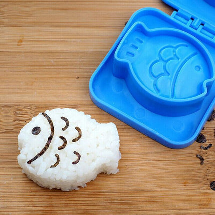 6Pcs Sandwich O7Z Maker boiled egg rice sushi Mold Mould Bento Cutter Decorating - Aimall